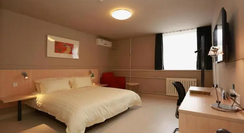 Bed in Jinjiang Inn Hotel Tianjin Xinkai Road Branch Bed in Jinjiang Inn Hotel Tianjin Xinkai Road Branch