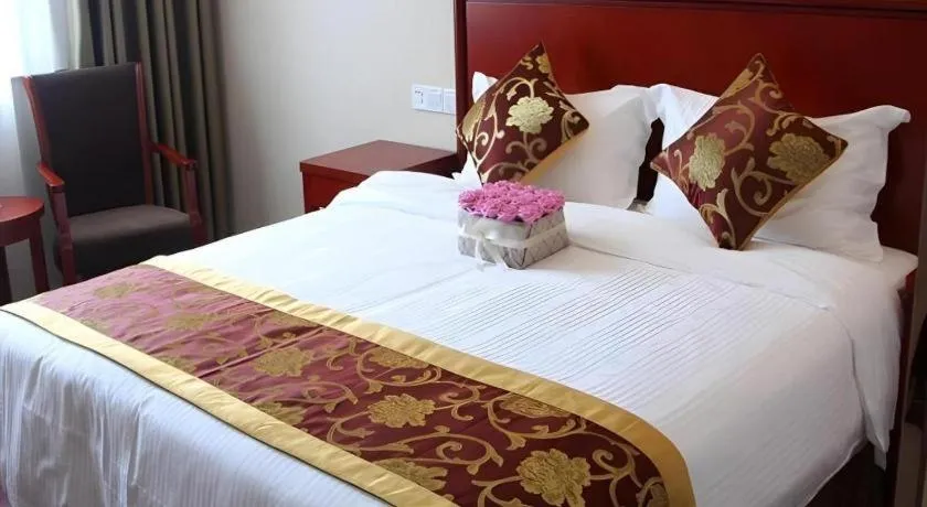 Bed in GreenTree Inn XuZhou PiZhou Dayunhe Decorative city PiXin(N) Road Express Hotel