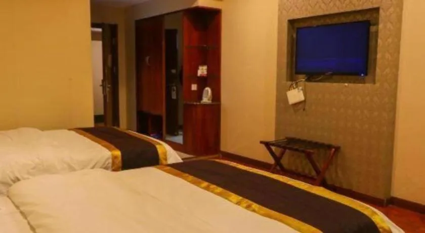 Bed in GreenTree Inn Fuyang Yijing International North Business