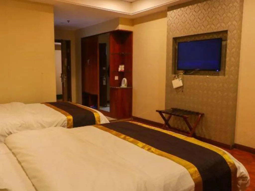 Bed in GreenTree Inn Fuyang Yijing International North Business