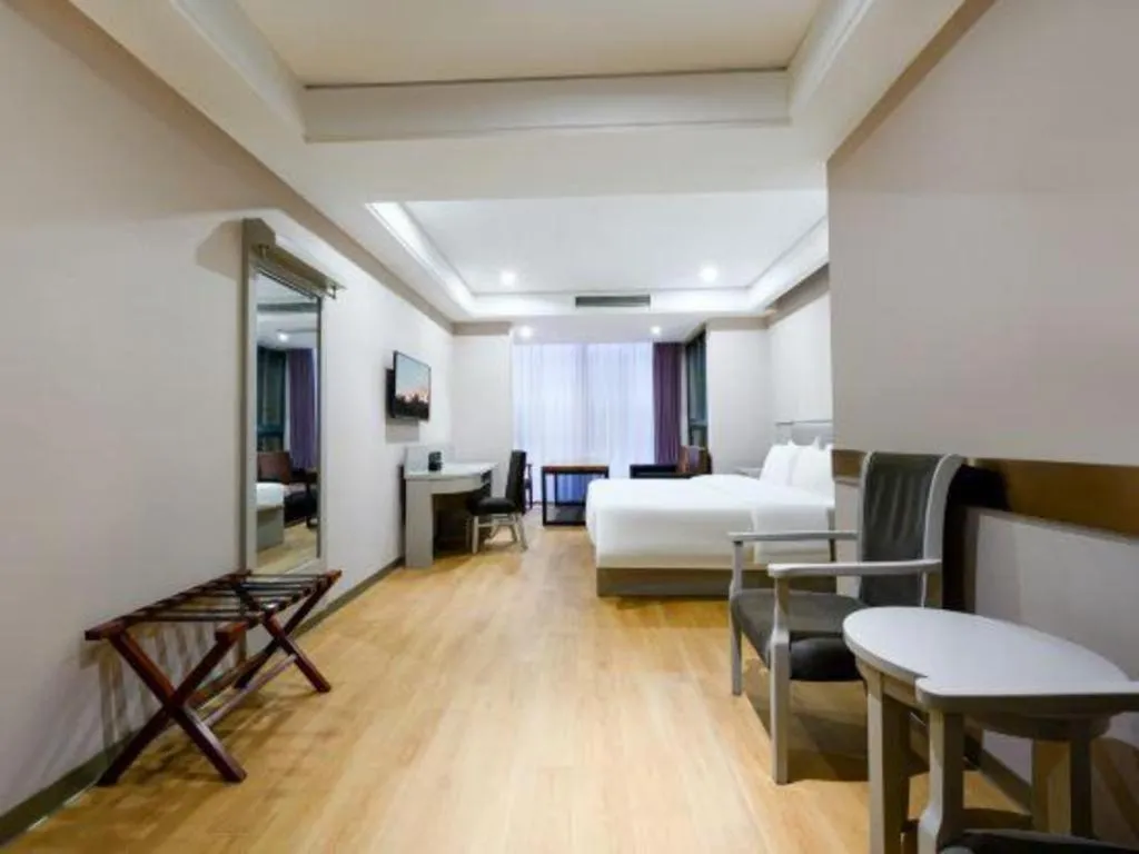 Bed in GreenTree Inn Fuyang Yijing International North Business