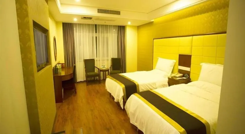 Bed in GreenTree Inn Fuyang Yijing International North Business