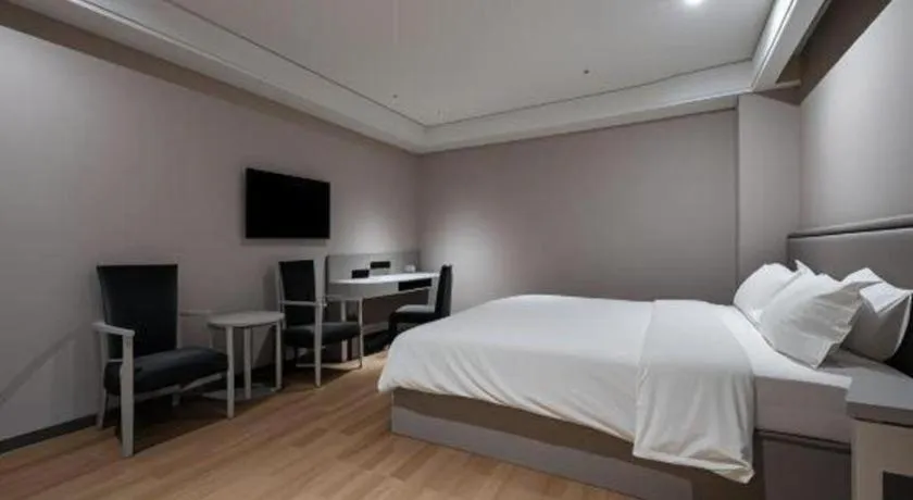 Bed in GreenTree Inn Fuyang Yijing International North Business