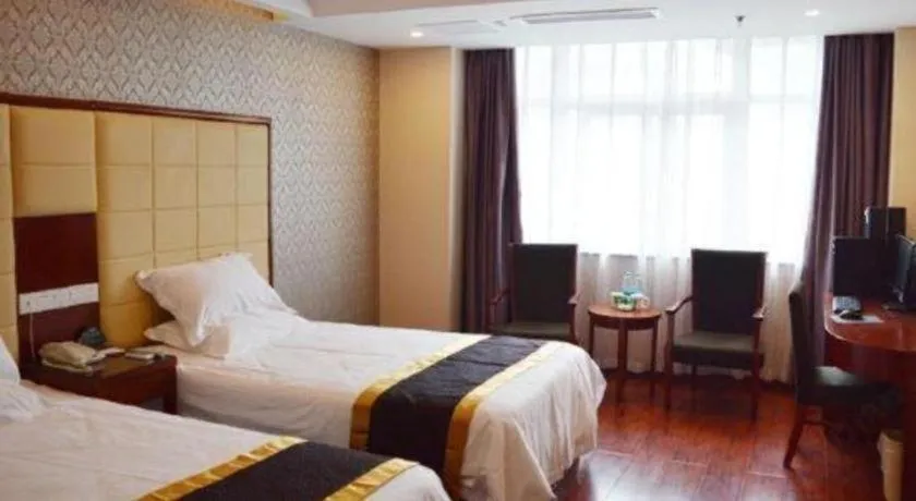 Bed in GreenTree Inn Fuyang Yijing International North Business