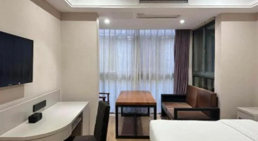 Bed in GreenTree Inn Fuyang Yijing International North Business