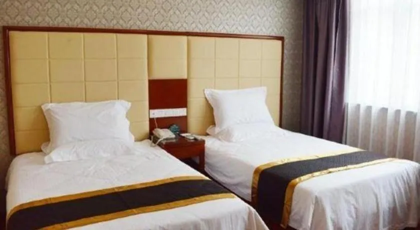 Bed in GreenTree Inn Fuyang Yijing International North Business
