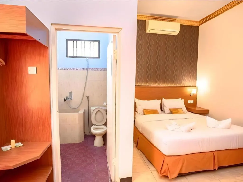 Bed in Hotel Pondok Asri Boyolali