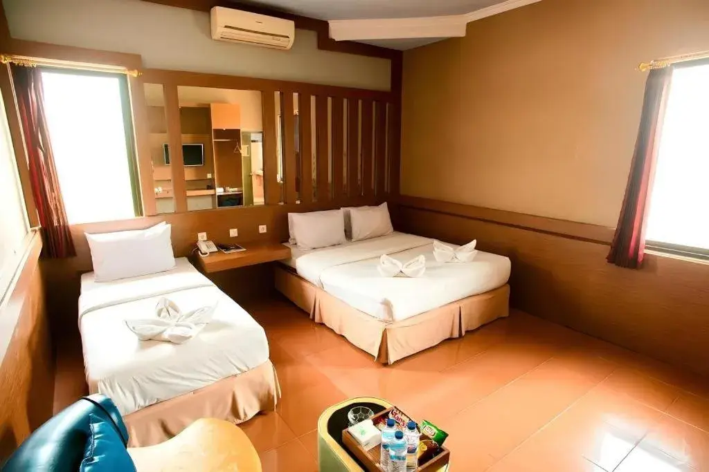 Bed in Hotel Pondok Asri Boyolali Bed in Hotel Pondok Asri Boyolali