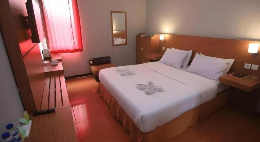 Bed in Hotel Pondok Asri Boyolali