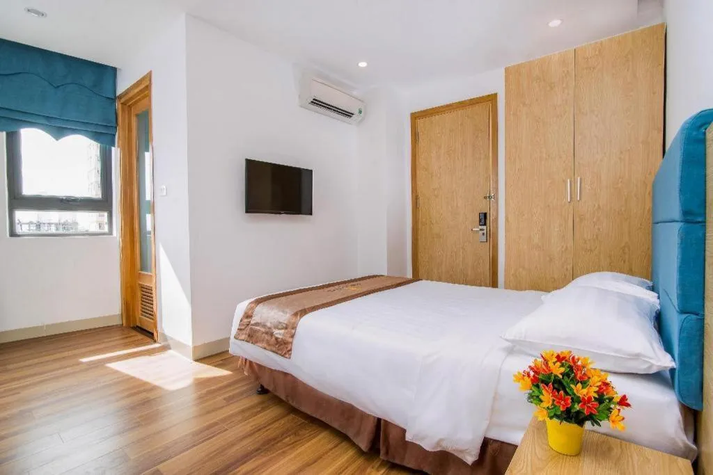 Bed in Ngoc Lan Hotel Da Nang