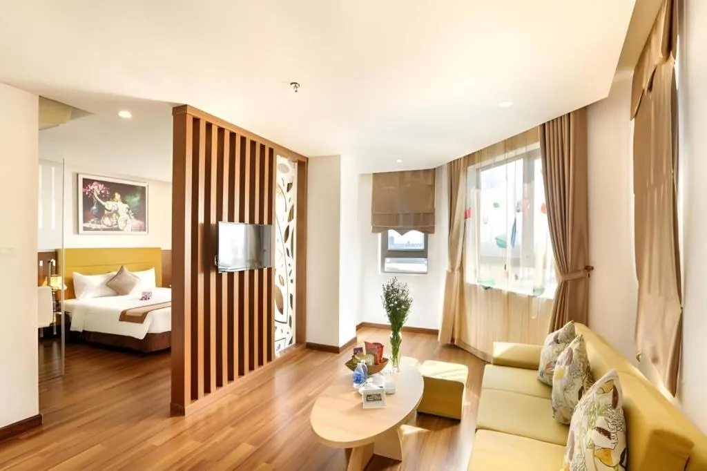 Bed in Ngoc Lan Hotel Da Nang