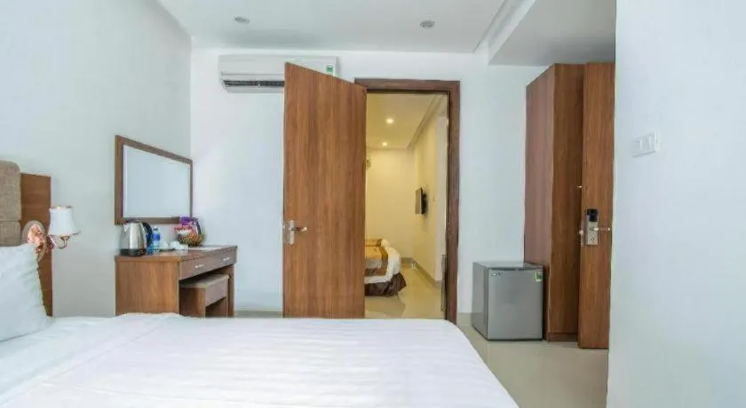 Bed in Ngoc Lan Hotel Da Nang