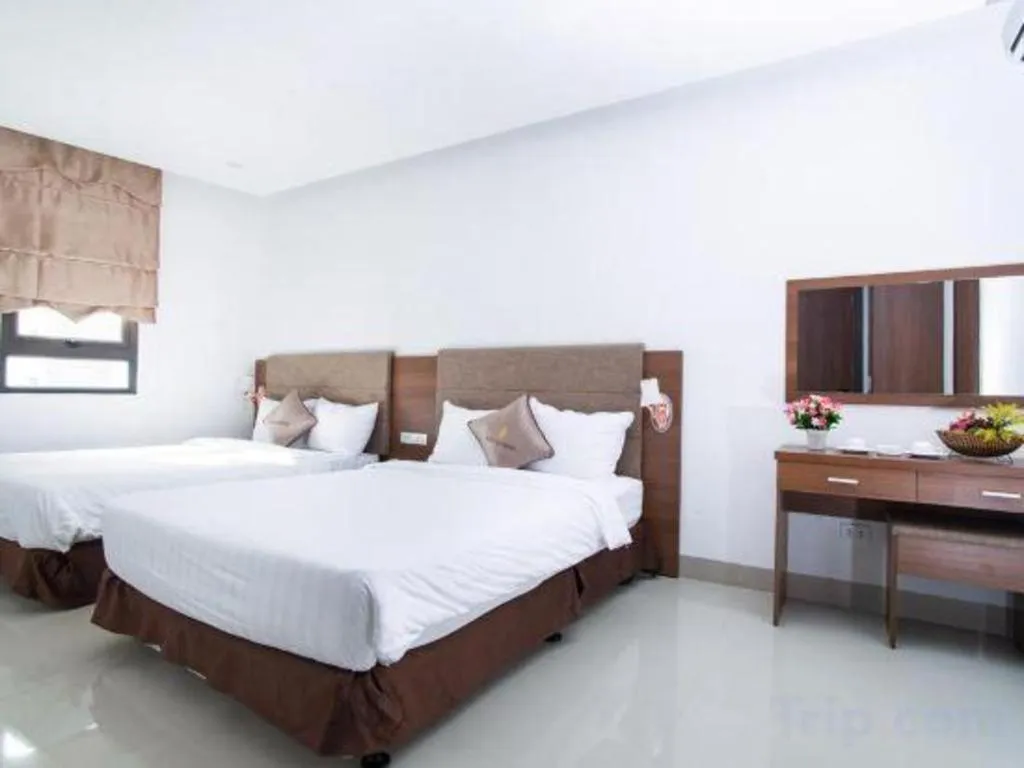 Bed in Ngoc Lan Hotel Da Nang