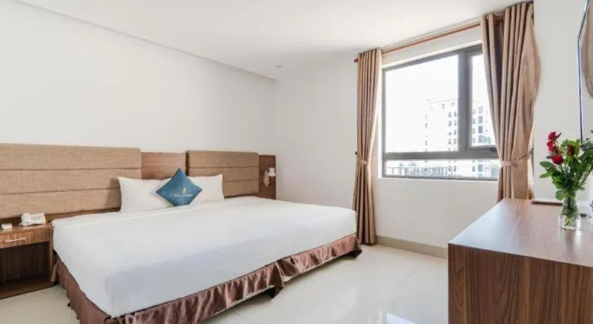 Bed in Ngoc Lan Hotel Da Nang