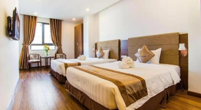 Bed in Ngoc Lan Hotel Da Nang