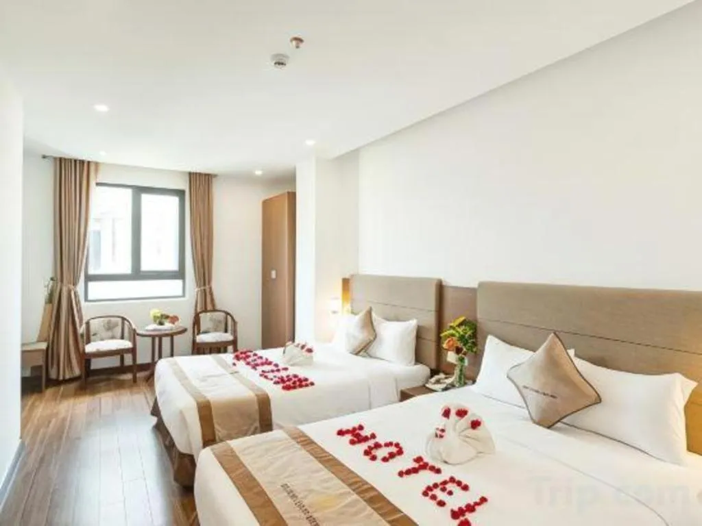 Bed in Ngoc Lan Hotel Da Nang