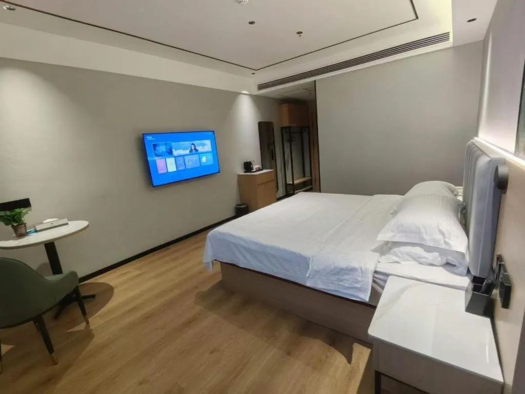 Bed in GreenTree Inn Puyang Fan County People Avenue Banqiao Road Hotel