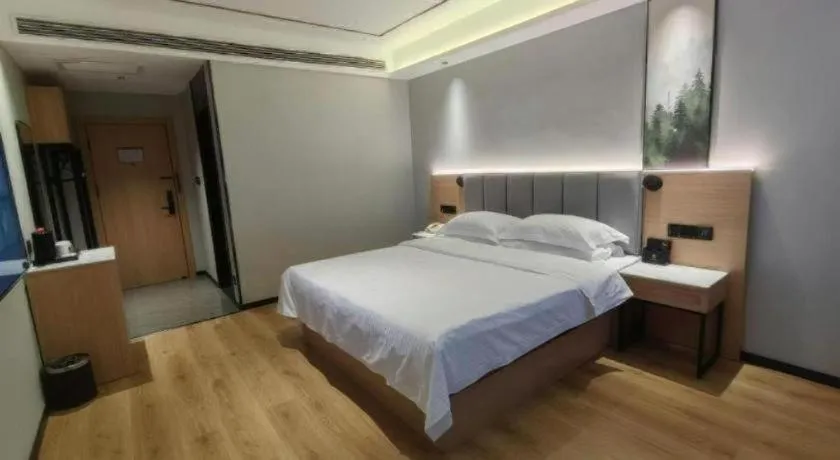 Bed in GreenTree Inn Puyang Fan County People Avenue Banqiao Road Hotel