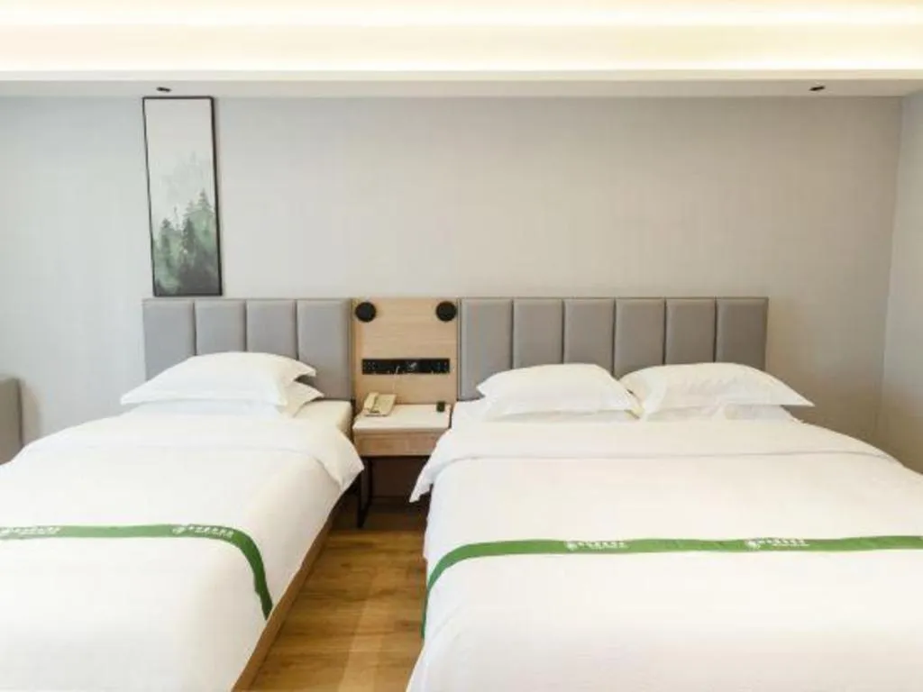 Bed in GreenTree Inn Puyang Fan County People Avenue Banqiao Road Hotel