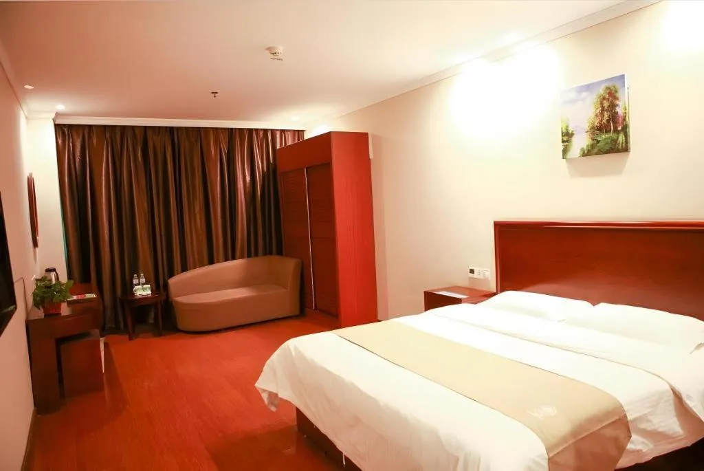Bed in GreenTree Inn Puyang Fan County People Avenue Banqiao Road Hotel