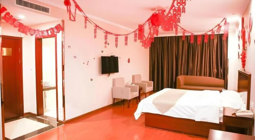 Bed in GreenTree Inn Puyang Fan County People Avenue Banqiao Road Hotel