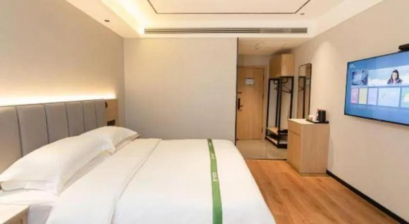 Bed in GreenTree Inn Puyang Fan County People Avenue Banqiao Road Hotel