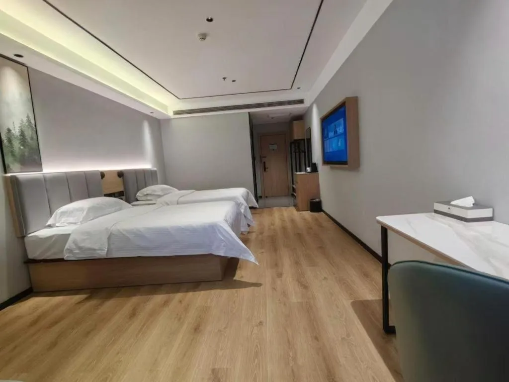 Bed in GreenTree Inn Puyang Fan County People Avenue Banqiao Road Hotel