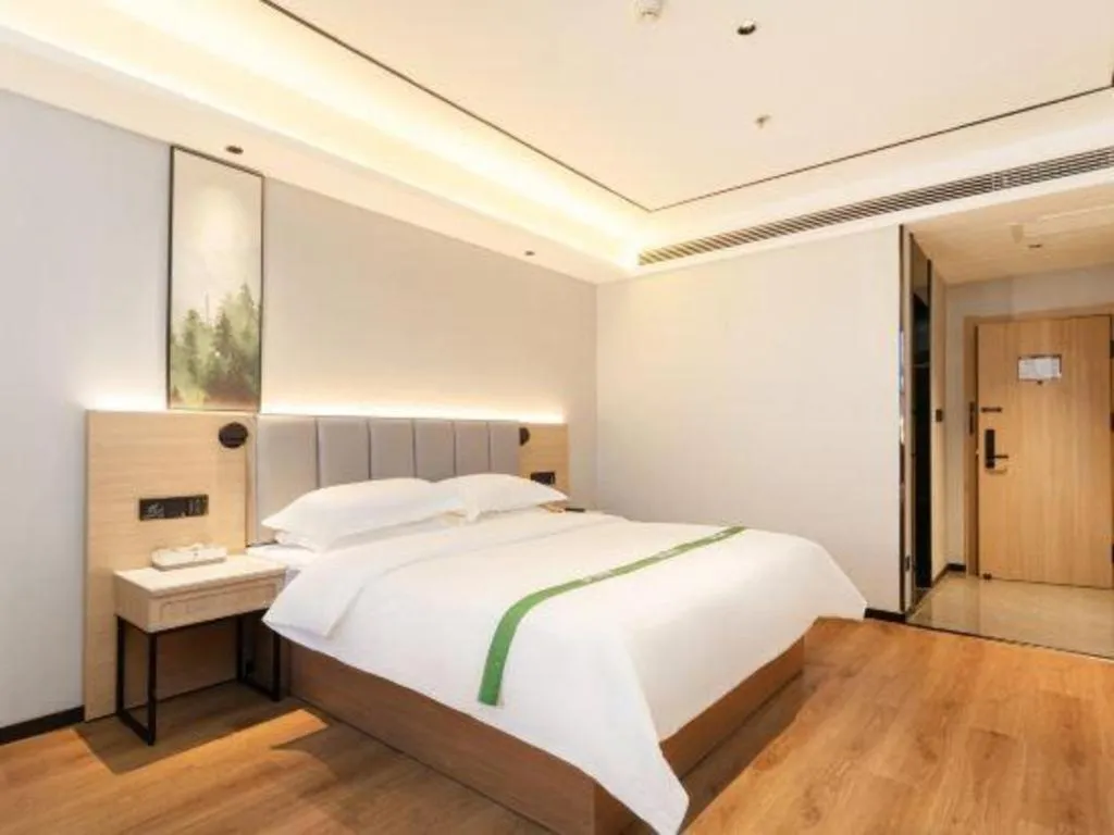Bed in GreenTree Inn Puyang Fan County People Avenue Banqiao Road Hotel