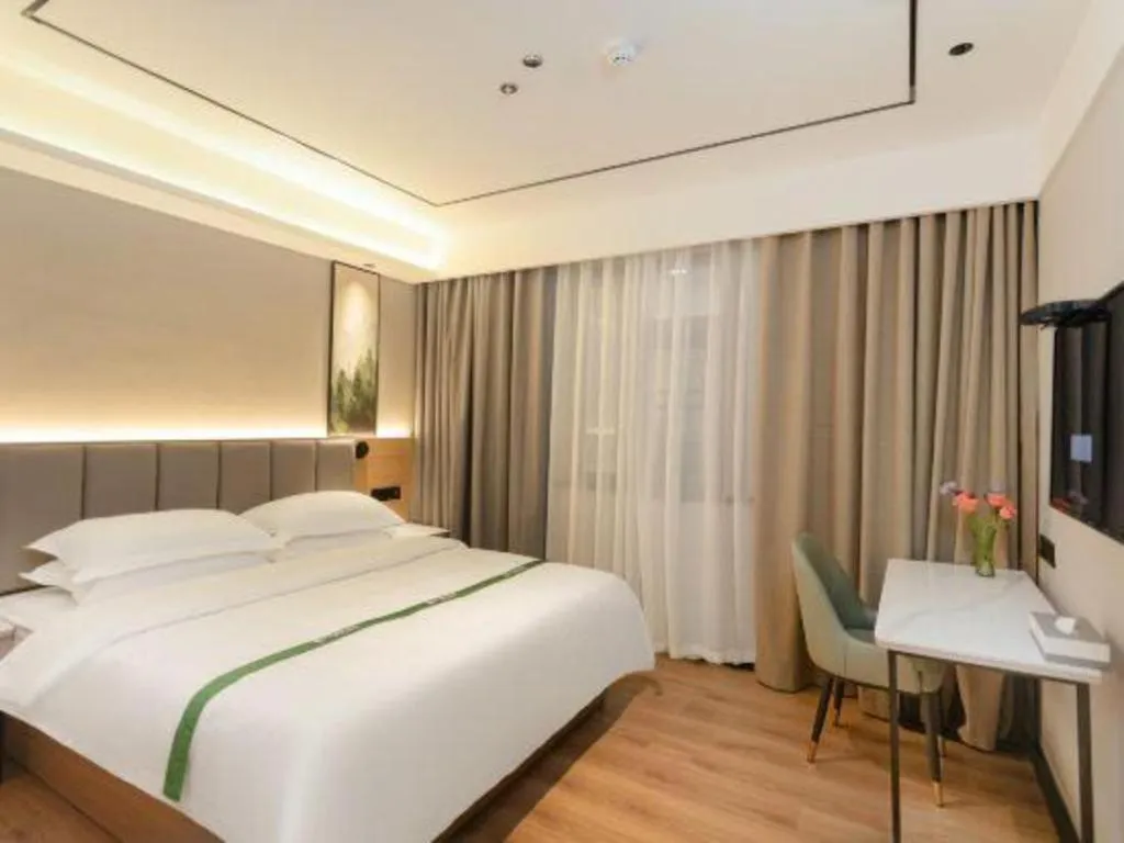 Bed in GreenTree Inn Puyang Fan County People Avenue Banqiao Road Hotel