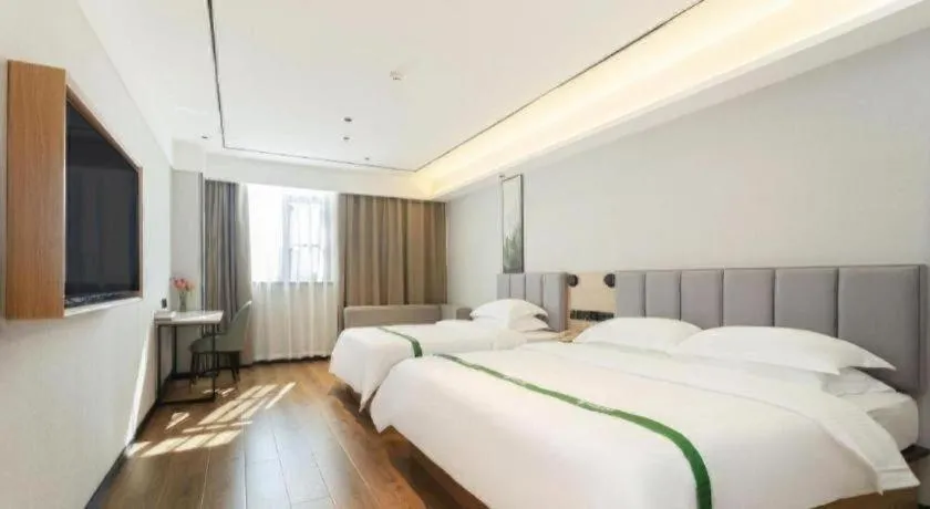 Bed in GreenTree Inn Puyang Fan County People Avenue Banqiao Road Hotel