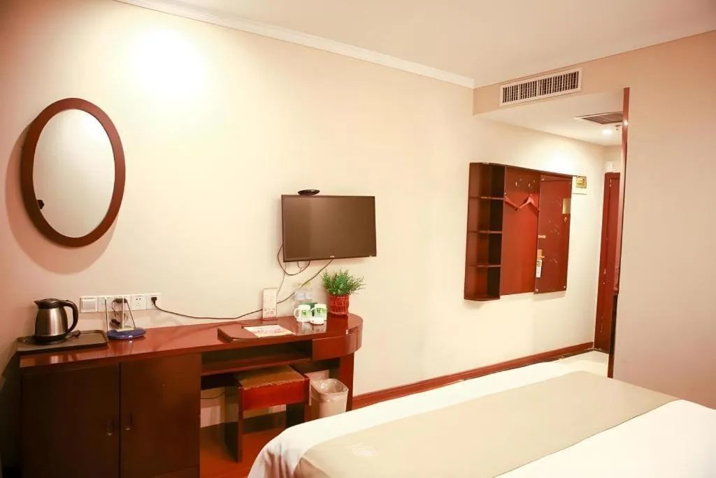 Bed in GreenTree Inn Puyang Fan County People Avenue Banqiao Road Hotel