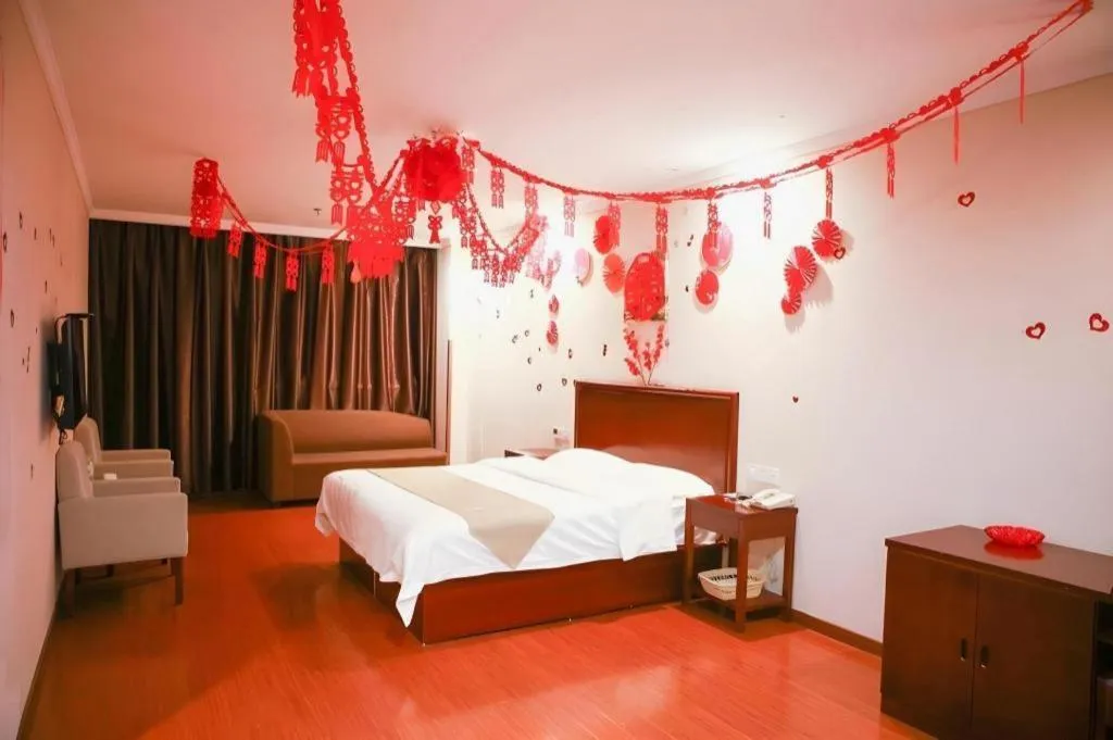 Bed in GreenTree Inn Puyang Fan County People Avenue Banqiao Road Hotel