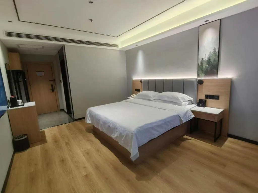 Bed in GreenTree Inn Puyang Fan County People Avenue Banqiao Road Hotel
