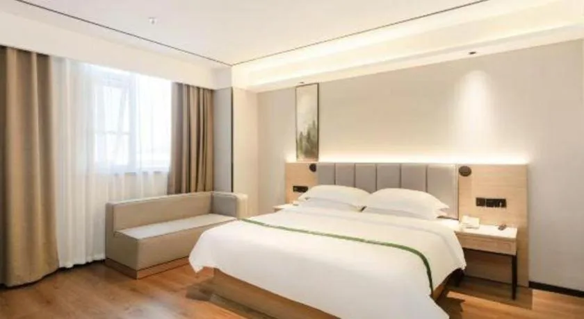 Bed in GreenTree Inn Puyang Fan County People Avenue Banqiao Road Hotel