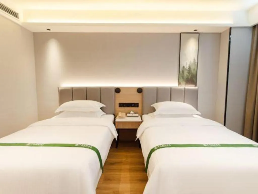 Bed in GreenTree Inn Puyang Fan County People Avenue Banqiao Road Hotel
