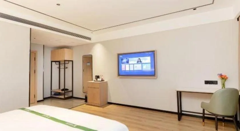 Bed in GreenTree Inn Puyang Fan County People Avenue Banqiao Road Hotel