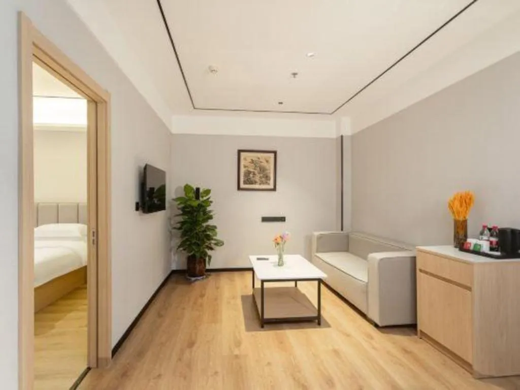 Bed in GreenTree Inn Puyang Fan County People Avenue Banqiao Road Hotel