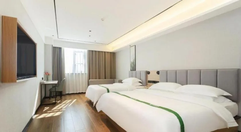 Bed in GreenTree Inn Puyang Fan County People Avenue Banqiao Road Hotel