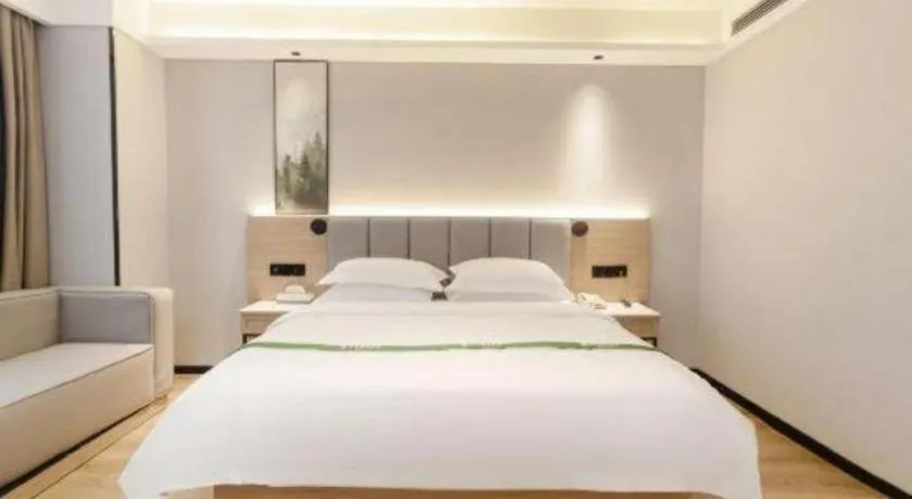 Bed in GreenTree Inn Puyang Fan County People Avenue Banqiao Road Hotel