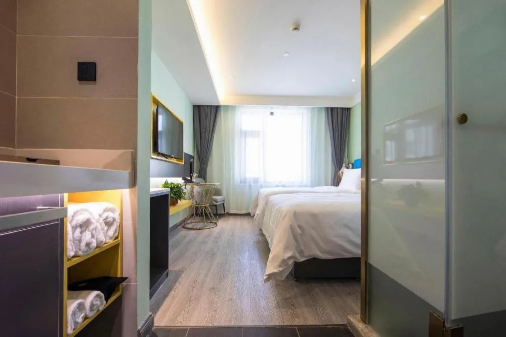 Bed in ibis Styles Beijing Capital Airport Hotel