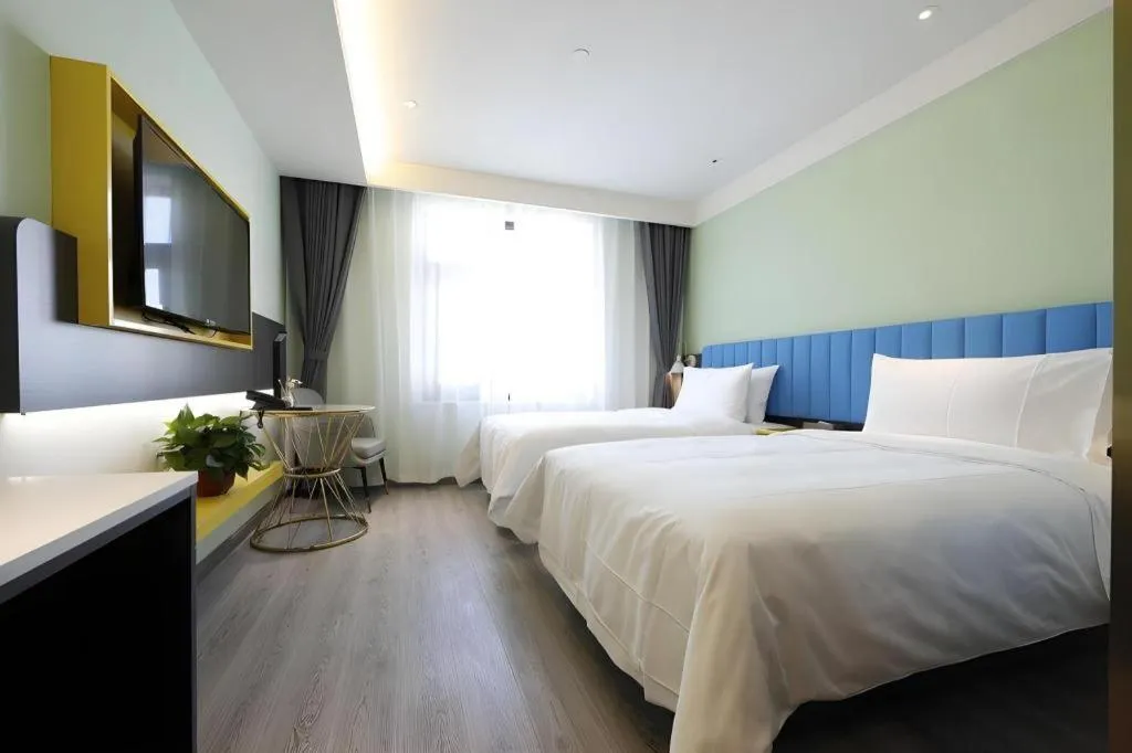 Bed in ibis Styles Beijing Capital Airport Hotel