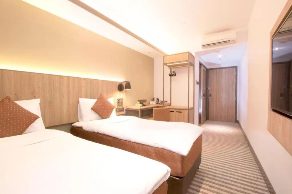 Bed in Aqueen Heritage Hotel Little India