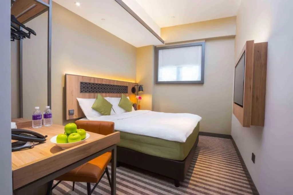 Bed in Aqueen Heritage Hotel Little India