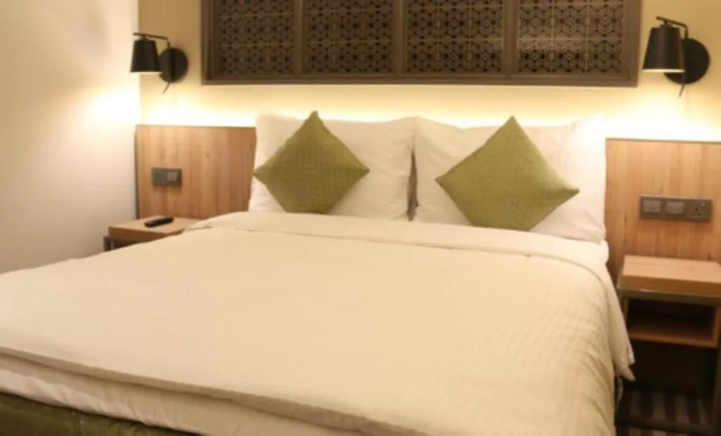 Bed in Aqueen Heritage Hotel Little India