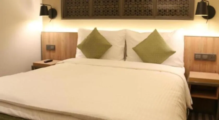 Bed in Aqueen Heritage Hotel Little India