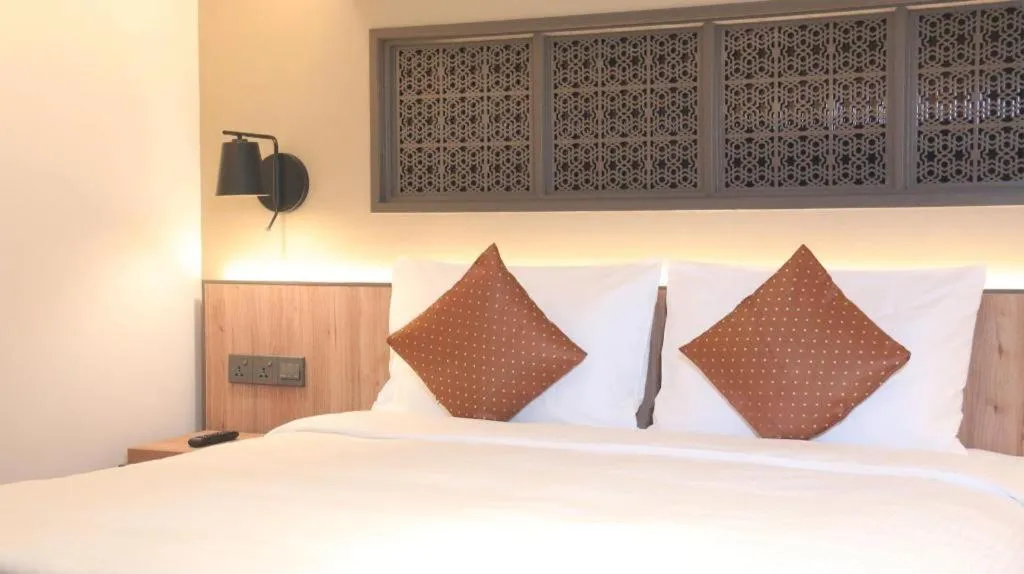 Bed in Aqueen Heritage Hotel Little India
