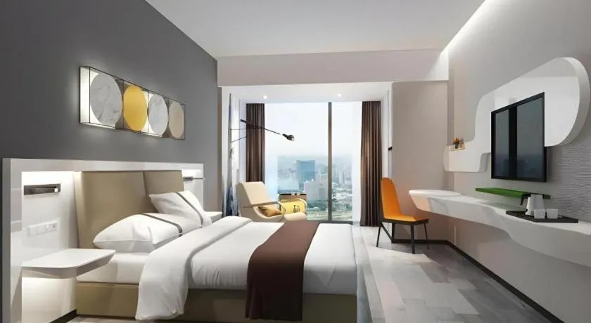 Bed in ibis Styles Kunming Nanping Hotel