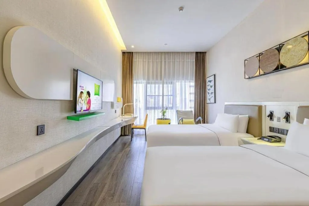 Bed in ibis Styles Kunming Nanping Hotel