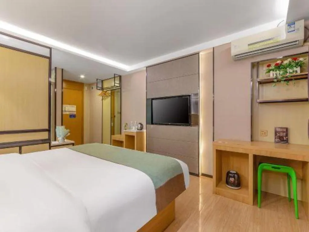 Bed in GreenTree Alliance Hotel Kunming Chuanjin Road Branch
