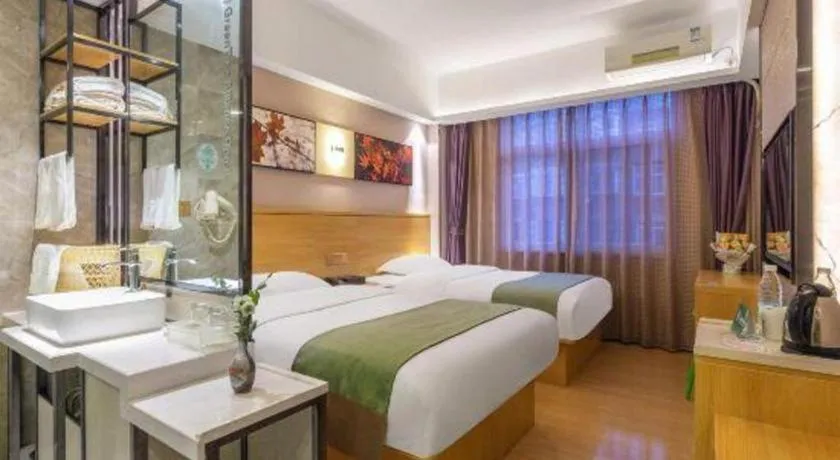 Bed in GreenTree Alliance Hotel Kunming Chuanjin Road Branch